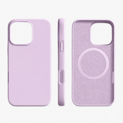 Custodia per telefono in silicone magnetica con ricarica wireless e protezione