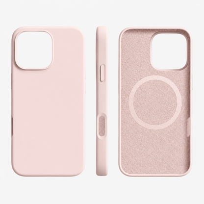 Custodia per telefono in silicone magnetica con ricarica wireless e protezione