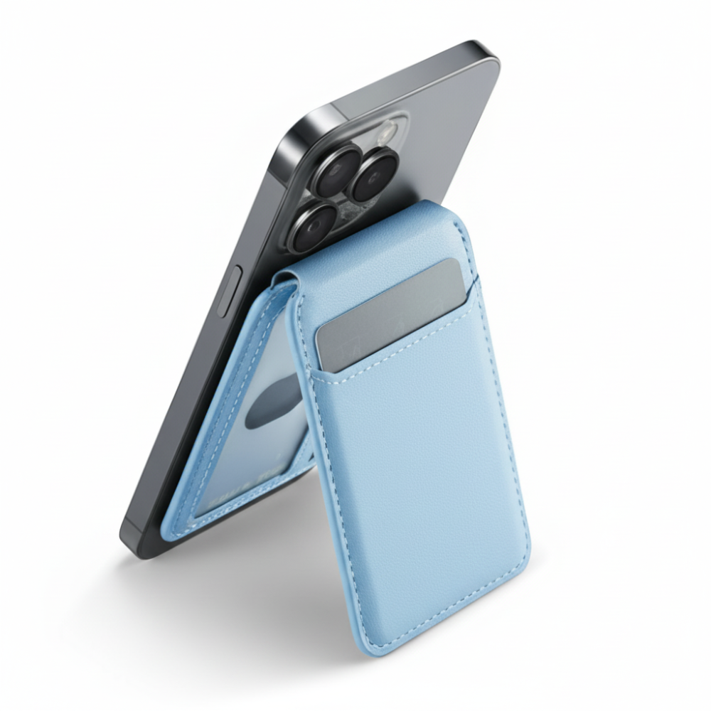 Telefon-Geldbörse Magnetischer Ständer Kartenhalter mit Ortungsfunktion