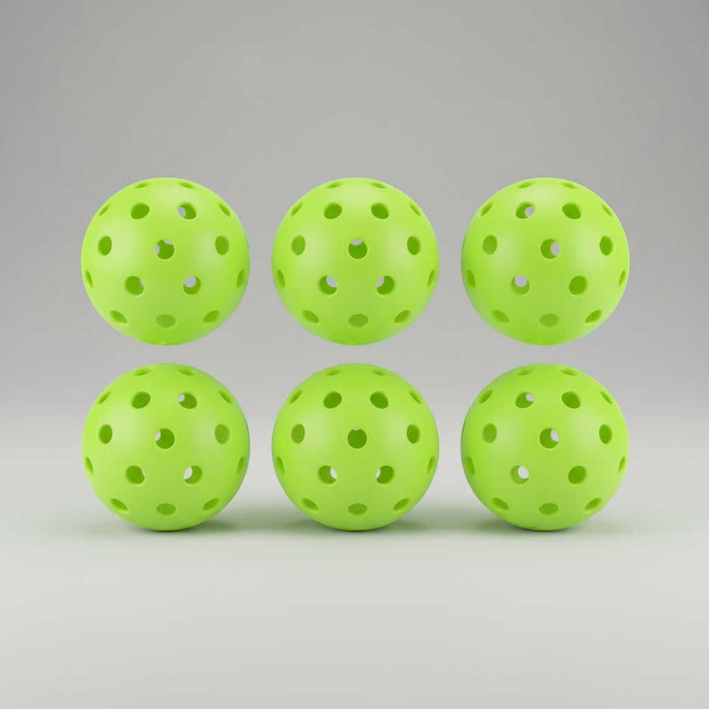 Bolas de Pickleball 40 Furos Leves para Treino ao Ar Livre
