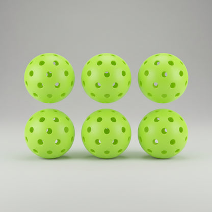 Bolas de Pickleball 40 Furos Leves para Treino ao Ar Livre