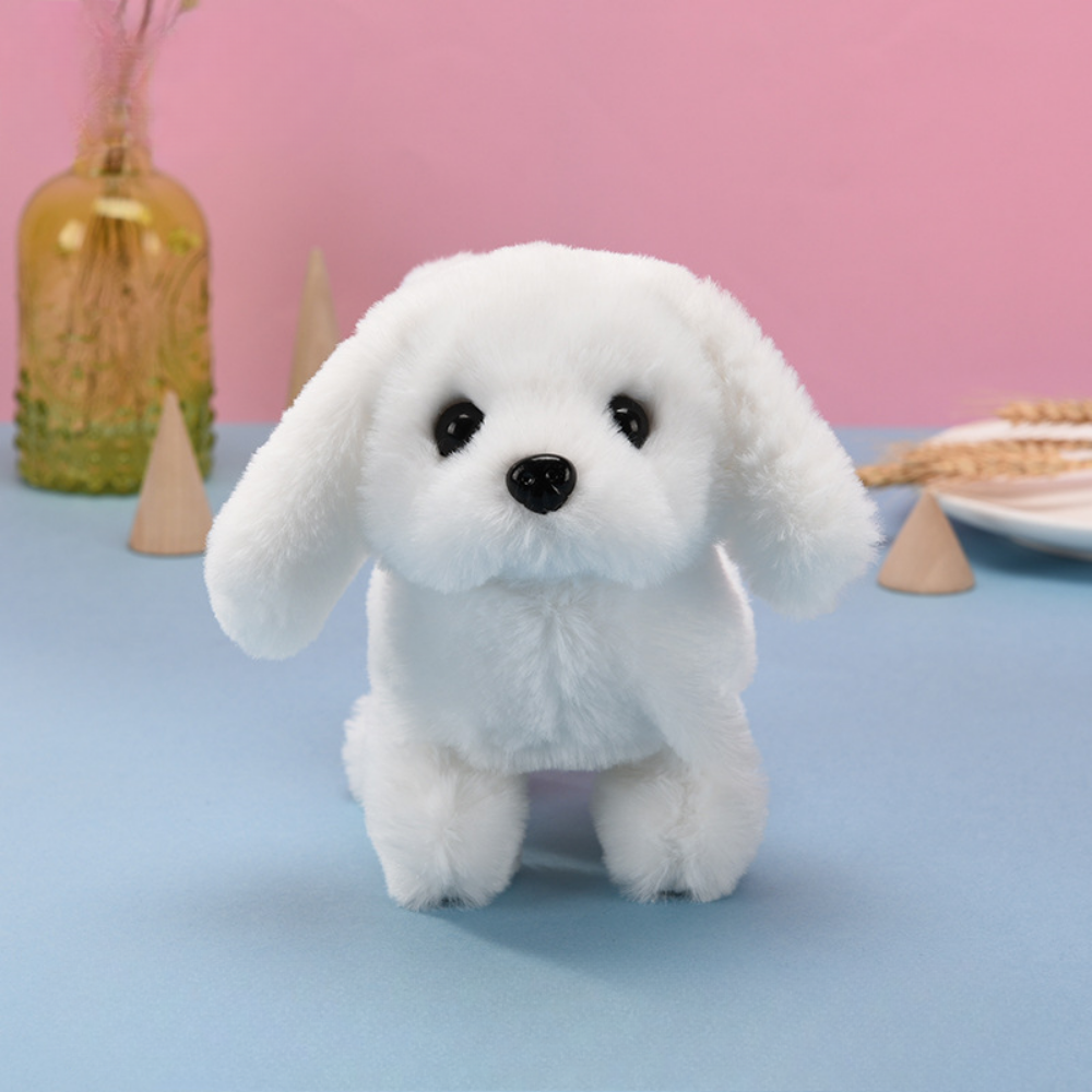 Cão Robô Interativo de Peluche a Andar e a Latir