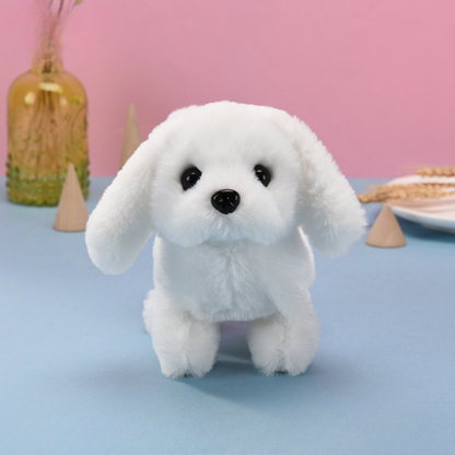 Cão Robô Interativo de Peluche a Andar e a Latir