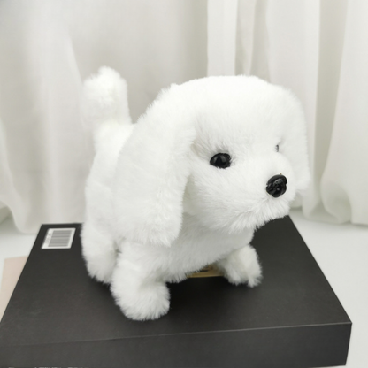 Cão Robô Interativo de Peluche a Andar e a Latir
