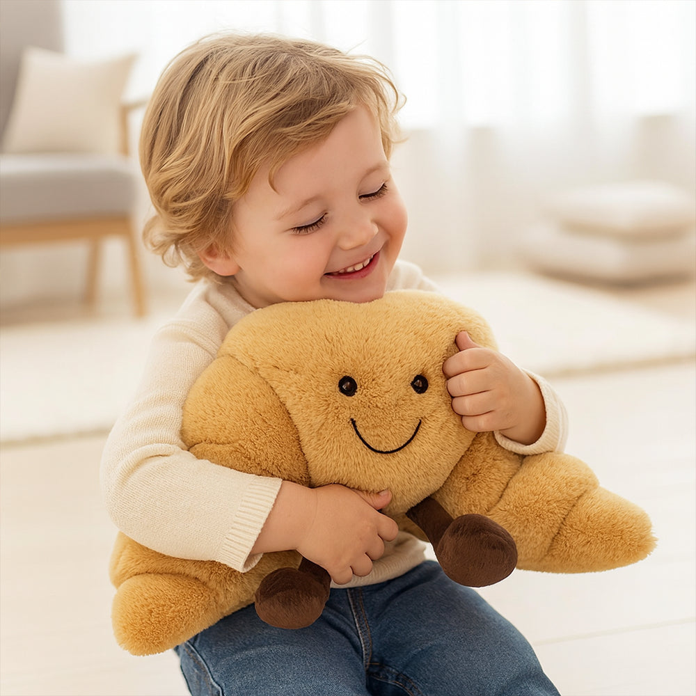 Almohada de diseño adorable con forma de comida de peluche