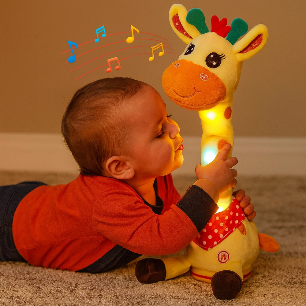Plush Toy Interactive Singing Giraffe Kids Musical Companion