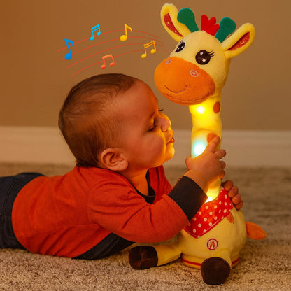 Plush Toy Interactive Singing Giraffe Kids Musical Companion