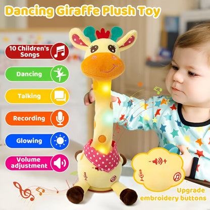 Plush Toy Interactive Singing Giraffe Kids Musical Companion