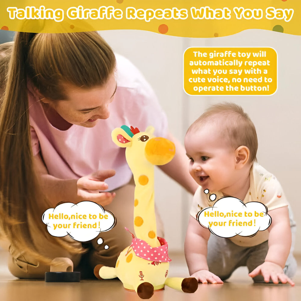 Plush Toy Interactive Singing Giraffe Kids Musical Companion