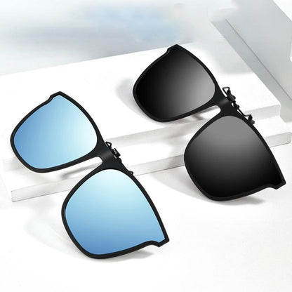 Gafas de sol polarizadas con protección UV, clip plegable y recortable