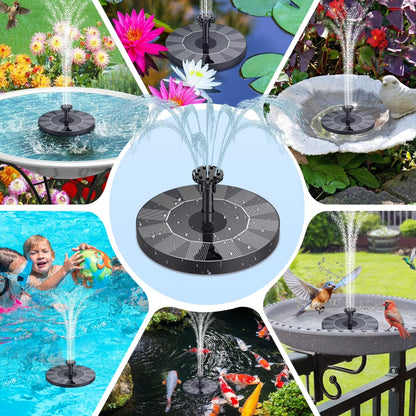 Teichbrunnen Solarbrunnen Pumpe Wasserspiel