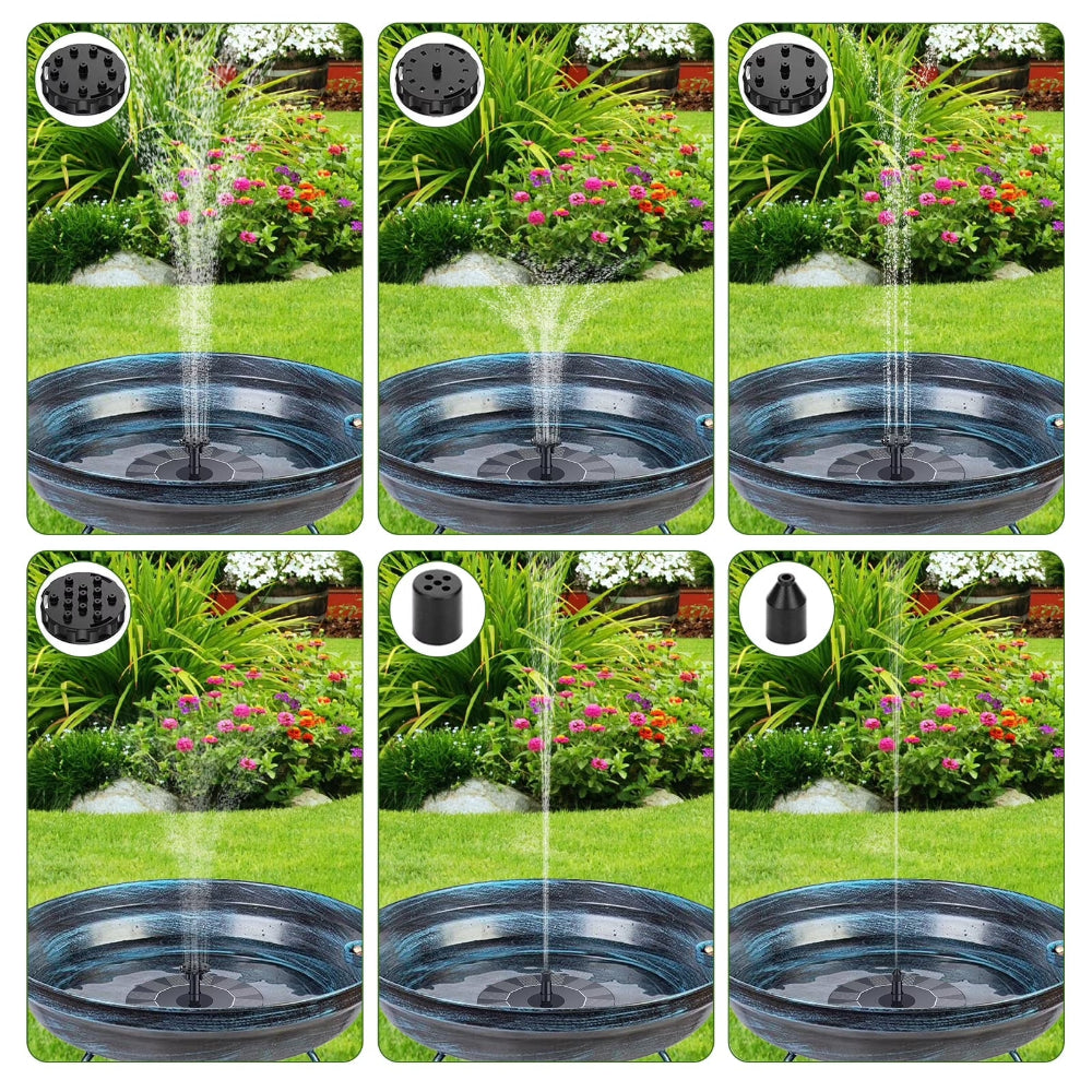Teichbrunnen Solarbrunnen Pumpe Wasserspiel