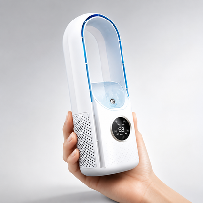 Bærbar aircondition uden blade, stille køleventilator