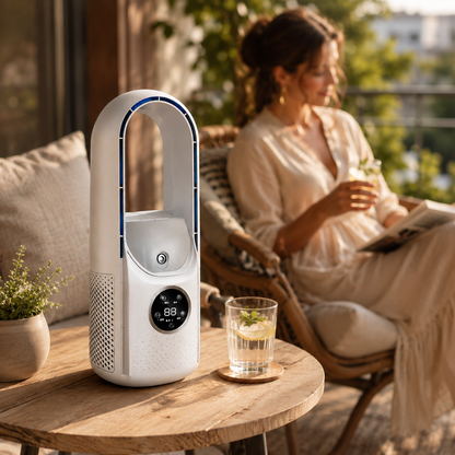 Bærbar køleventilator uden blade luftkonditionering