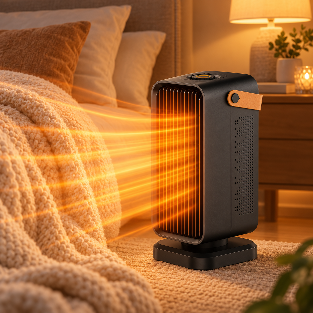 Portable Electric Heater Space Oscillating Compact