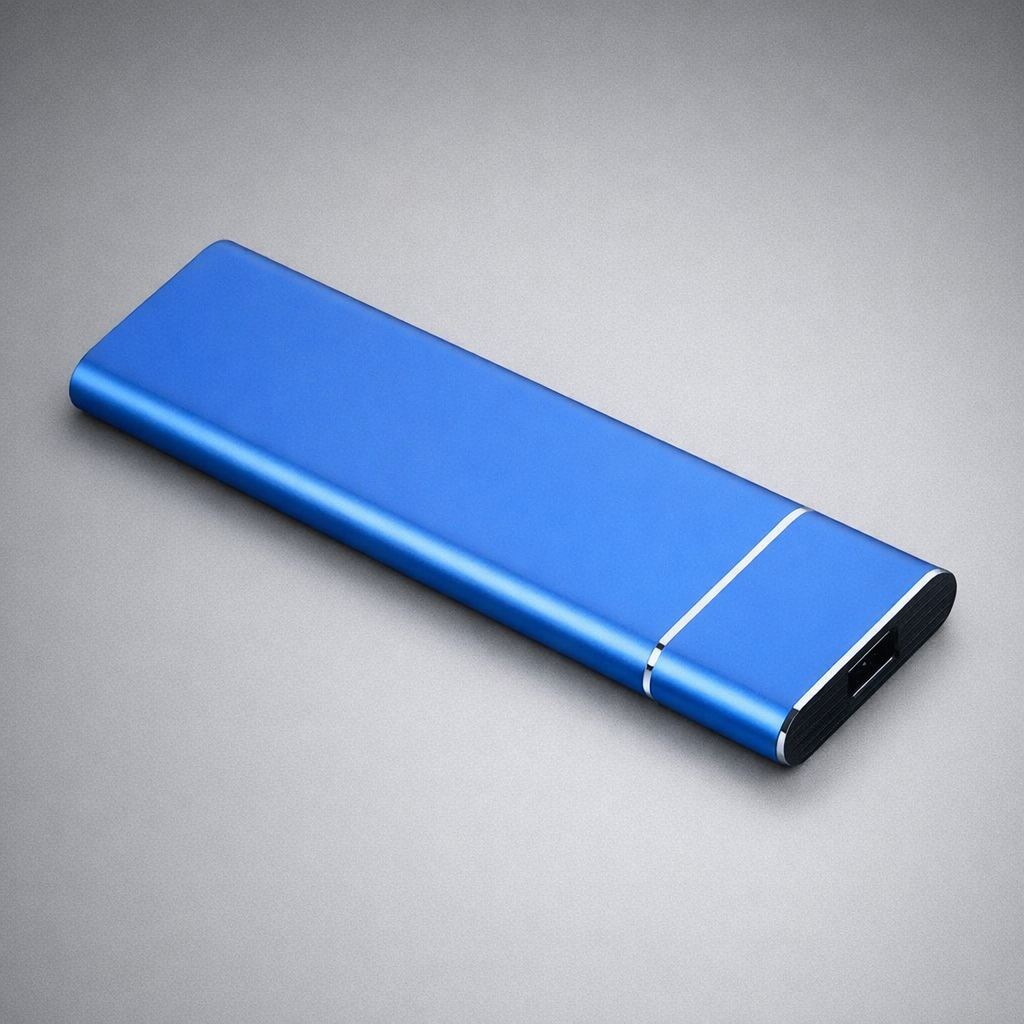 Disco Rigido Esterno Portatile USB C Ultra Sottile 500GB di Memoria