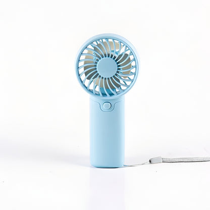 Bærbar mini ventilator med batteri, håndholdt rejseventilator til afkøling