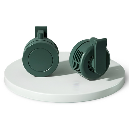 Ventilador Portátil Mini con Clip para Cuello Ajustable Plegable