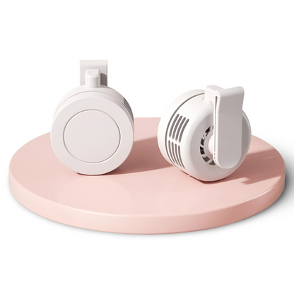 Ventilador Portátil Mini con Clip para Cuello Ajustable Plegable