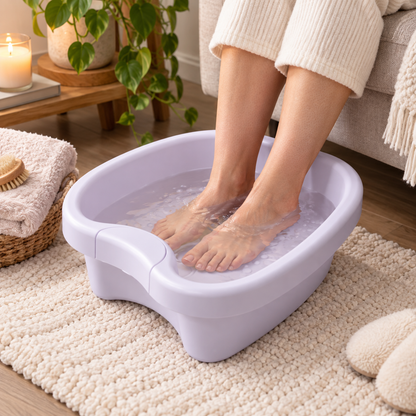 Bærbar fodbadsskål, nem at tage med, sammenklappelig spa