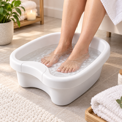 Bærbar fodbadsskål, nem at tage med, sammenklappelig spa