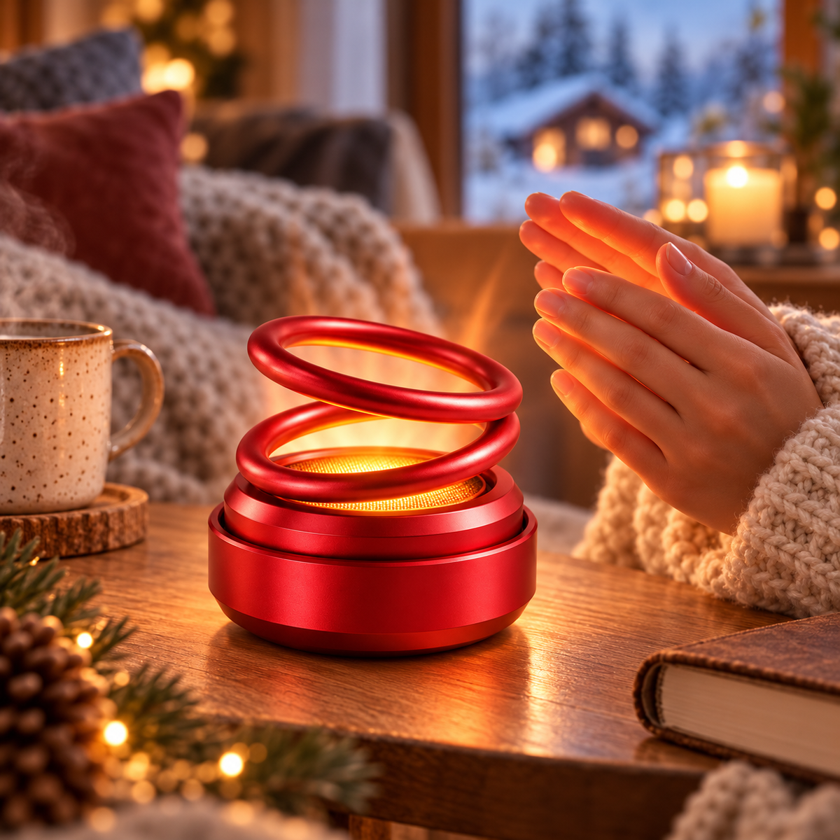 Portable Heater Car Energy Saving Kinetic Compact Design