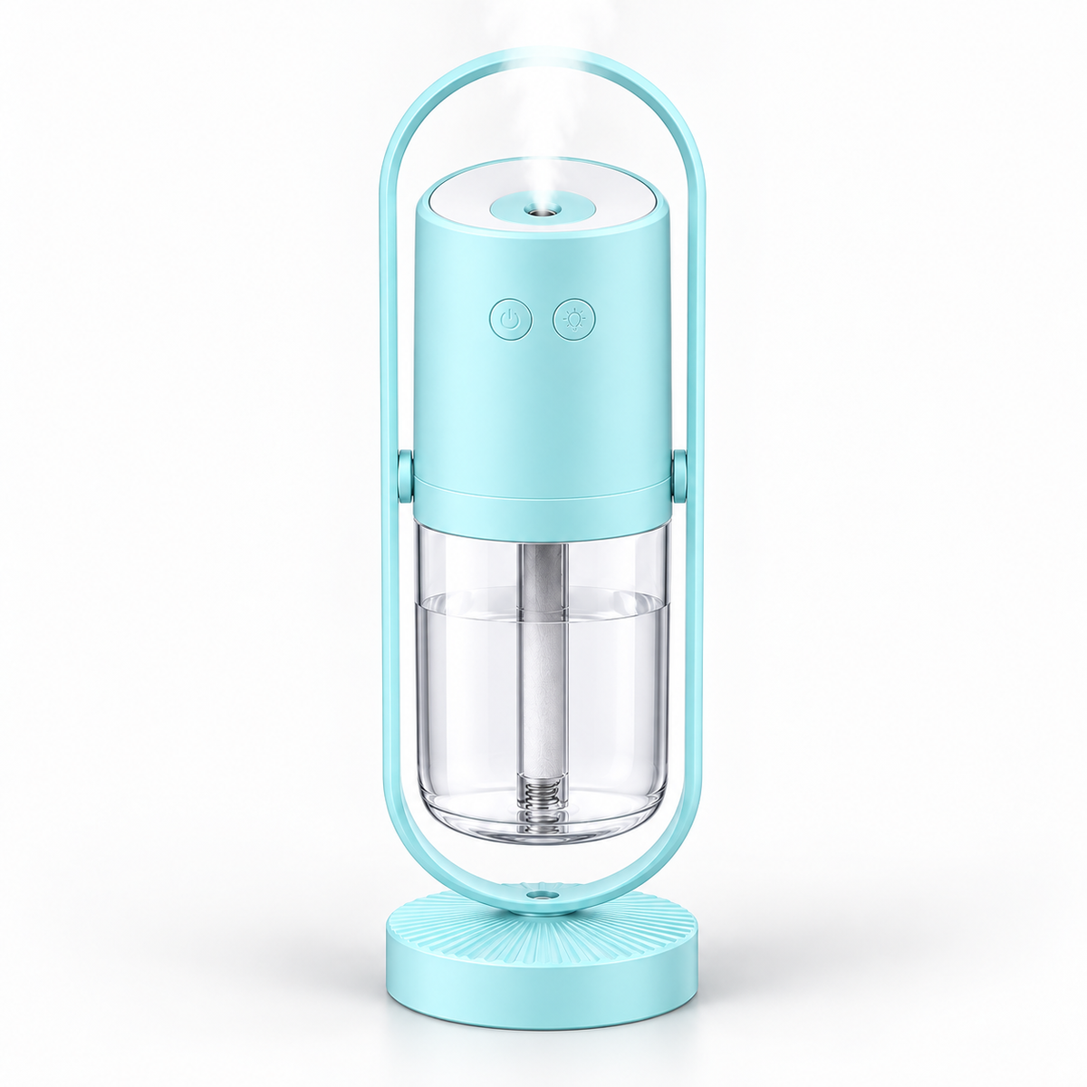 Bærbar luftfugter med mini-natlampe og LED-funktion