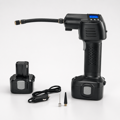 Portable Tire Inflator Rechargeable Digital Cordless Gauge