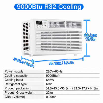 Portable Window Air Conditioner Energy Efficient Compact