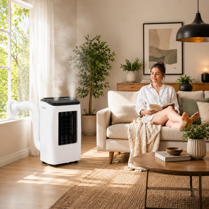 Bærbar aircondition 12000 BTU kompakt rumkøleenhed