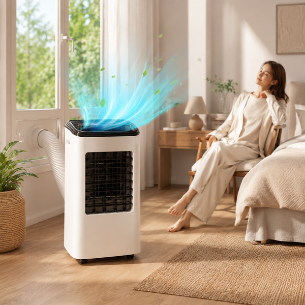 Aire Acondicionado Portátil 12000 BTU Ventilador Enfriador Deshumidificador