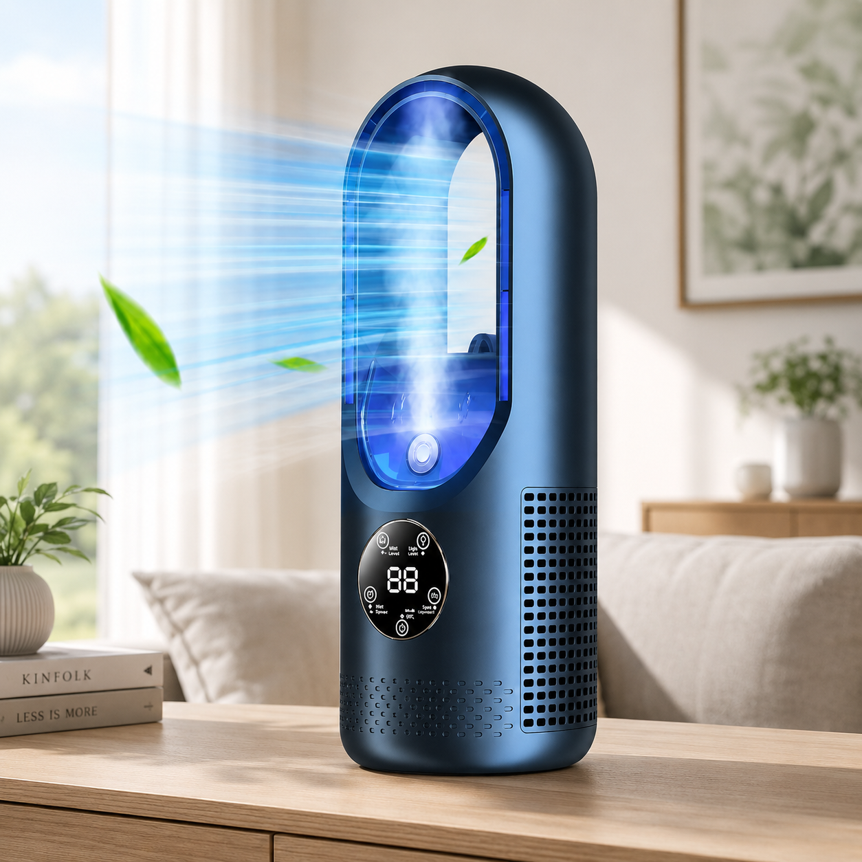 Tragbare Klimaanlage Bladeless Desktop-Kühlventilator
