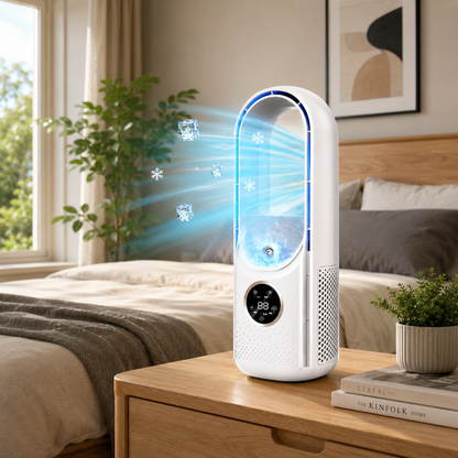 Condizionatore d'aria portatile ventilatore da scrivania mini senza pale