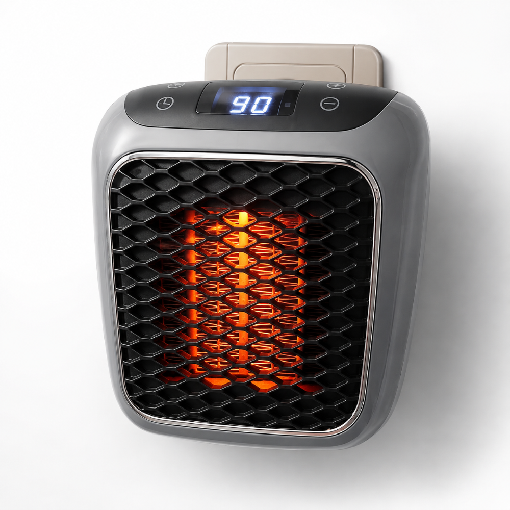 Calefactor portátil compacto eléctrico oscilante