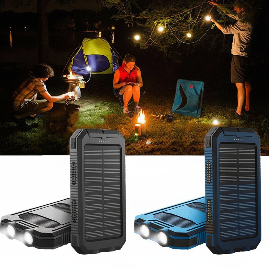 Soloplader 20000mAh Vandtæt Powerbank