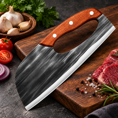 Faca de cozinha forjada com precisão, de uso geral e cabo ergonómico