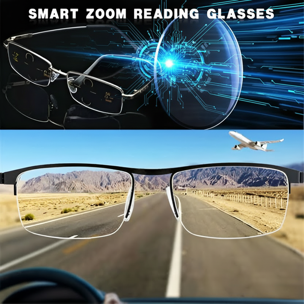 Progressive Reading Glasses Clear Vision All Distances