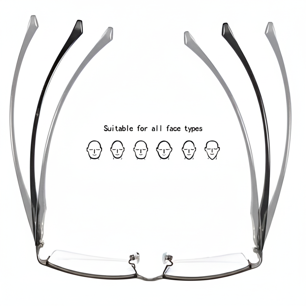 Progressive Reading Glasses Clear Vision All Distances