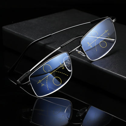 Progressive Reading Glasses Clear Vision All Distances