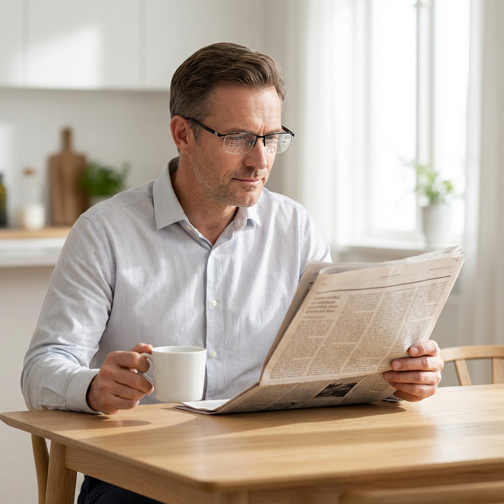 Progressive Reading Glasses Clear Vision All Distances