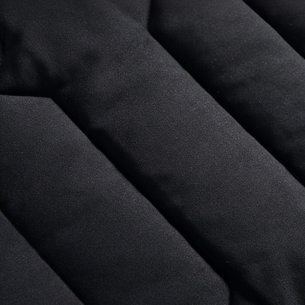Chaqueta de hombre acolchada con cremallera y bolsillo para uso casual