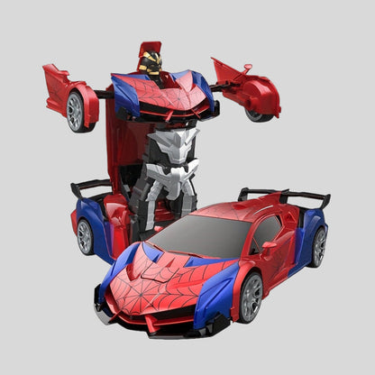 RC Cars Transforming Remote Control Car Robot Toy with LED Lights 0