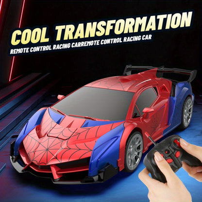 RC Cars Transforming Remote Control Car Robot Toy with LED Lights 1