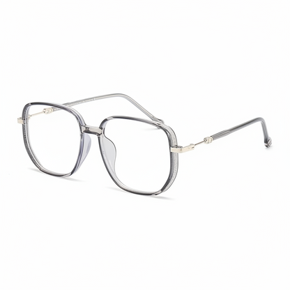 Lesebrille mit Gleitsicht, Blaulichtfilter und leichtem Gestell