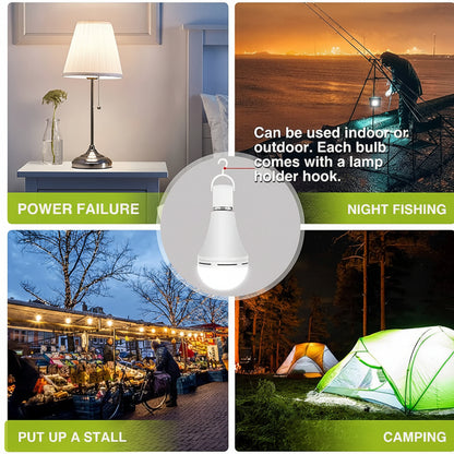 Bec cu LED Reîncărcabil Lumină Albă de Urgență Puternică