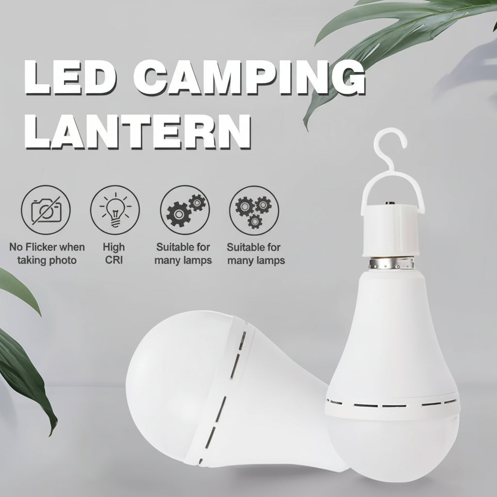 Bec cu LED Reîncărcabil Lumină Albă de Urgență Puternică