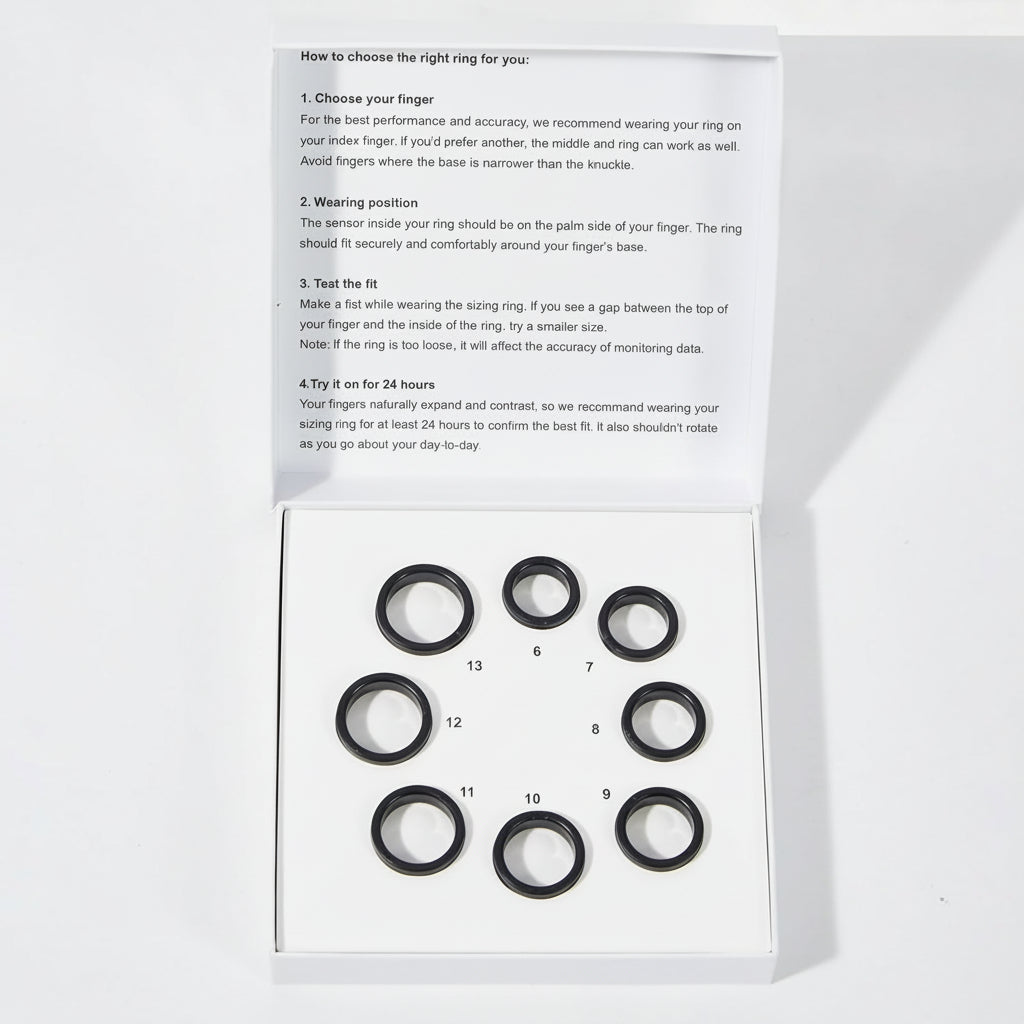 Smart Ring Fitness Tracker Sleep Health Monitor