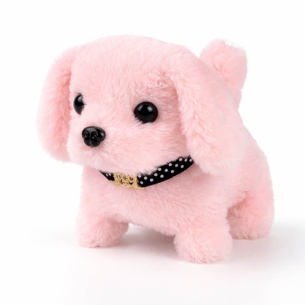 Giocattolo di Peluche Interattivo Cane Robot Cucciolo Realistico che Cammina