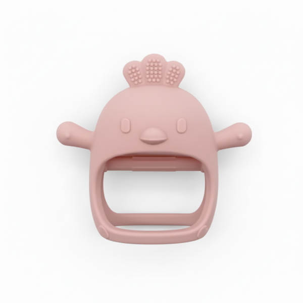 Baby Teething Mitten Silicone Chew Glove Soothing Sore Gums