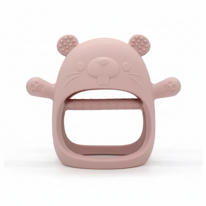 Baby Teething Mitten Silicone Chew Glove Soothing Sore Gums